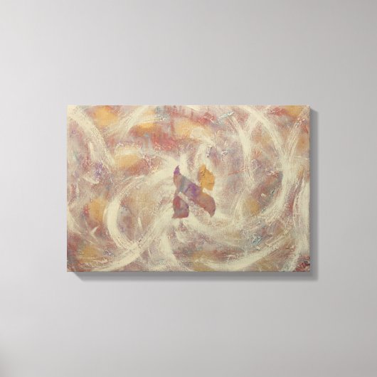 Aleph Hebrew Letter- Kabbalah キャンバスプリント (正面)