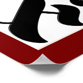 Aleph Symbol Reflection  ポスター (角)