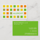 ALERGIST (モダン正方形) 名刺 (正面/裏面)