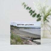 Alert Bay British ColumbiaのNamgis Dugoutカヌー ポストカード (スタンド正面)