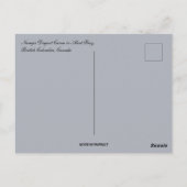 Alert Bay British ColumbiaのNamgis Dugoutカヌー ポストカード (裏面)