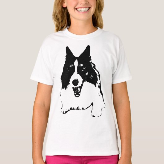 Alert Ears, Happy Heart Tシャツ (正面)