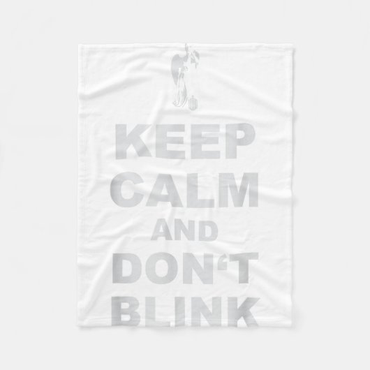 Alert - Weeng Angel - Keep Calm And Dont Blink 2  フリースブランケット (正面)