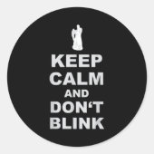 Alert - Weeng Angel - Keep Calm And Dont Blink 2  ラウンドシール (正面)
