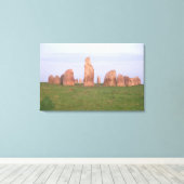 Ales Stenar 'ship setting'石輪 キャンバスプリント (インサイチュ (ウッドフロア))