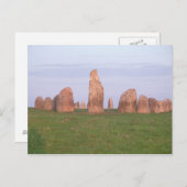 Ales Stenar 'ship setting'石輪 ポストカード (正面/裏面)