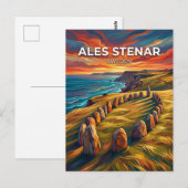 Ales Stenar Sweden ポストカード (正面/裏面)