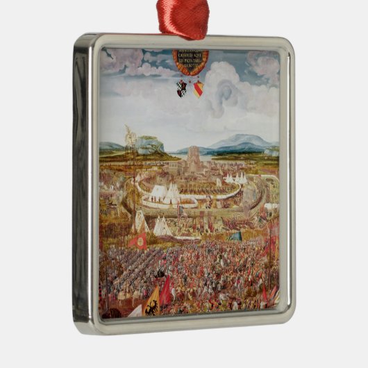 Alesiaはガイウス・ユリウス・カエサルによって包囲しました メタルオーナメント (右)