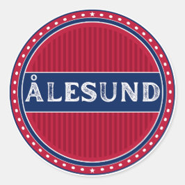 Ålesund City Pride Emblem – Norwegian Identity ラウンドシール