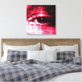 Aletaによる「彼女がそれを見る方法」 to 18x18デジタルコラージュ キャンバスプリント (インサイチュ (寝室))