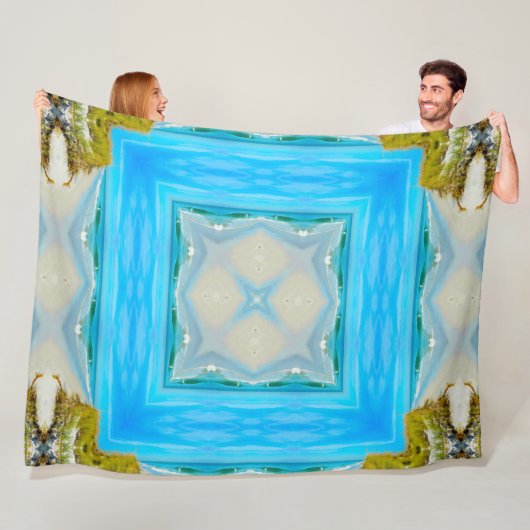 Aleutの天然沿岸種族の精神の曼荼羅 フリースブランケット (インサイチュ)