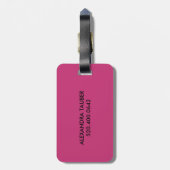 Alexラゲッジタグ ラゲッジタグ (裏面縦)