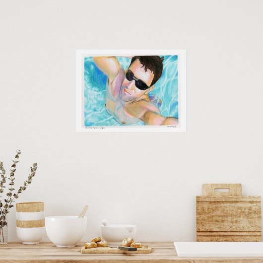 "Alex All Wet"私の顔は私のスパ... ポスター (キッチン)