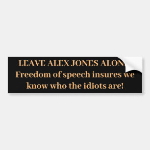 ALEX JONESバンパーステッカー バンパーステッカー