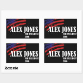 Alex Jones氏（2016年社長就任） 長方形シール (シート)
