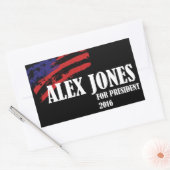 Alex Jones氏（2016年社長就任） 長方形シール (封筒)