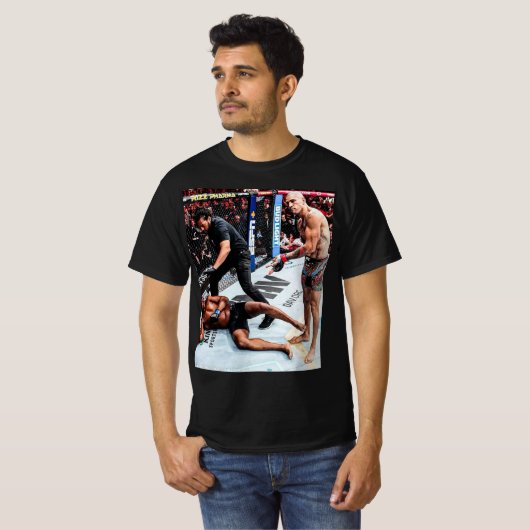 Alex Pereira – パワー&プレシジョンチャンピオンTシャツ Tシャツ (正面フル)