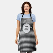 Alexaコマンドのプレート エプロン (着用した状態)