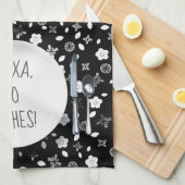 Alexaコマンド料理を行うユーモア キッチンタオル (四つ折り)