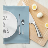 Alexaコマンド料理を行うユーモア キッチンタオル (四つ折り)