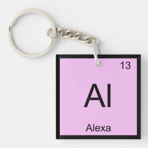 Alexa名化学元素周期表 キーホルダー