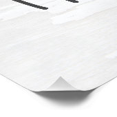 Alexa Command Humor on Textured White ポスター (コーナー)