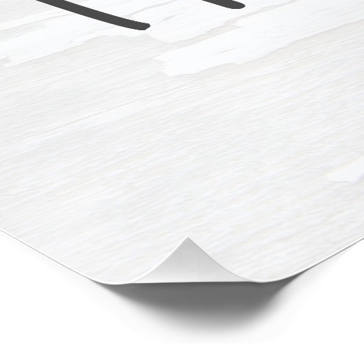 Alexa Command Humor on Textured White ポスター (コーナー)