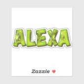 Alexa Name Kiwi Design Aufkleber Sticker シール (シート)