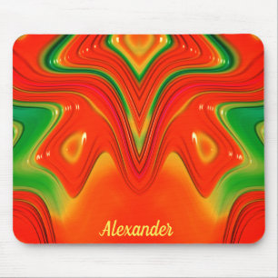 ALEXANDER ～赤緑黄色デザインマウスパッド マウスパッド