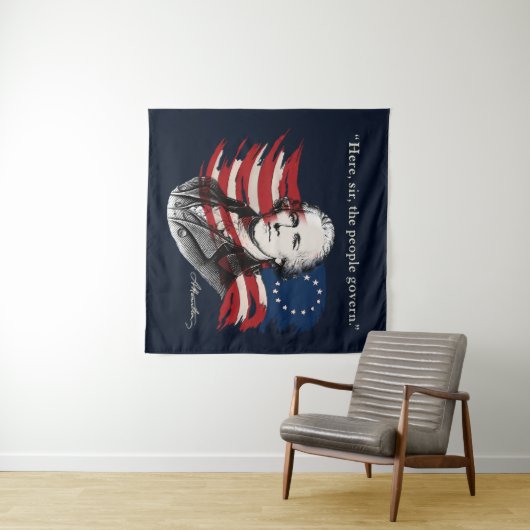 Alexander Hamilton タペストリー (インサイチュ(横))