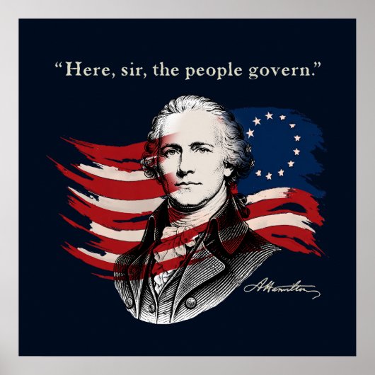 Alexander Hamilton ポスター (正面)