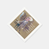 Alexander Hamilton "何かを目指して立つ"引用文 スタンダードカクテルナプキン (角)