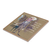 Alexander Hamilton "何かを目指して立つ"引用文 タイル (側面)