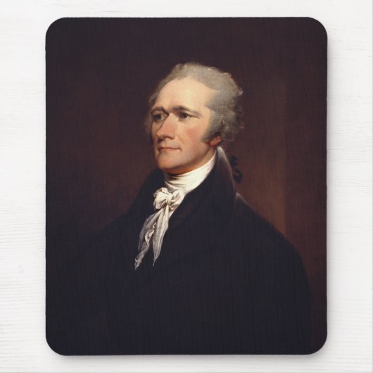 Alexander Hamilton：米国の創始者、歴史 マウスパッド (正面)
