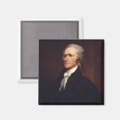Alexander Hamilton：米国の創始者、歴史 マグネット (正面/裏面)