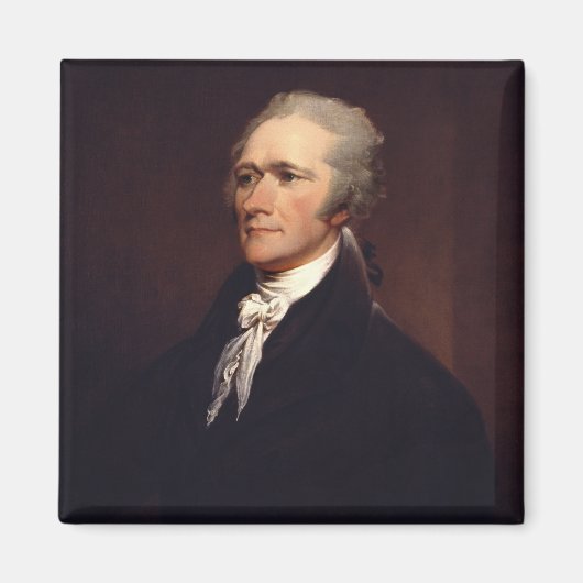 Alexander Hamilton：米国の創始者、歴史 マグネット (正面)