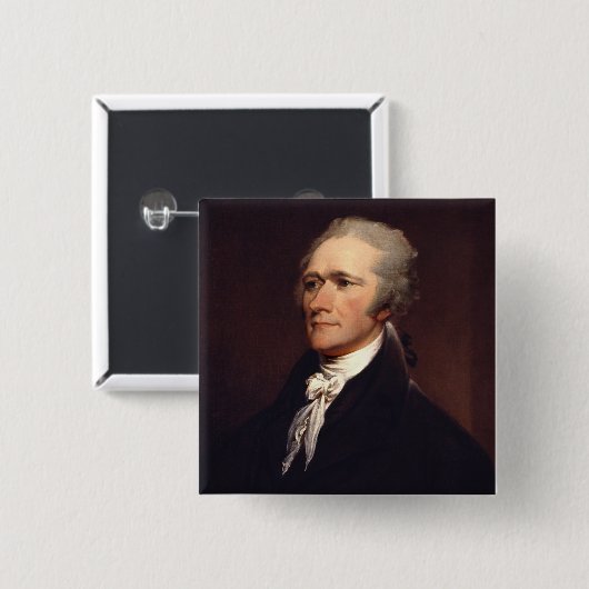 Alexander Hamilton：米国の創始者、歴史 缶バッジ (正面&裏面)