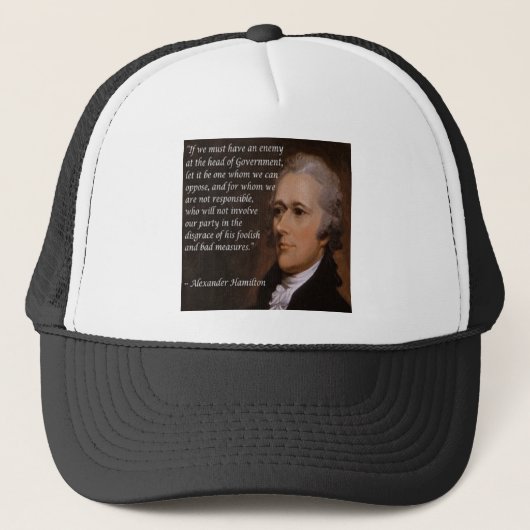 Alexander Hamilton "Enemy Leader"ギフト キャップ (正面)