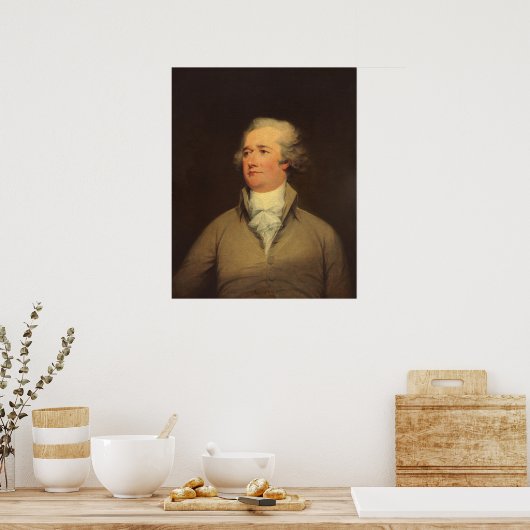 Alexander Hamilton - John Trumbull Fine Art Poster ポスター (キッチン)