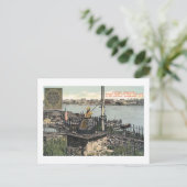 Alexander Hamilton Monument, Weehawken, NJヴィンテージ ポストカード (スタンド正面)