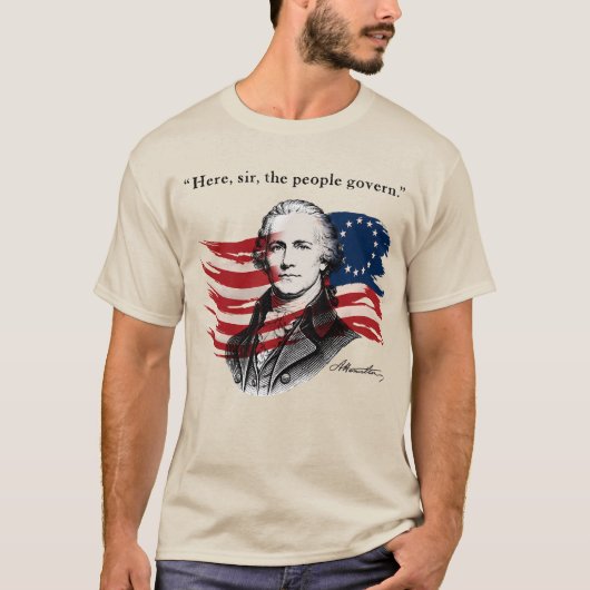 Alexander Hamilton Tシャツ (正面)
