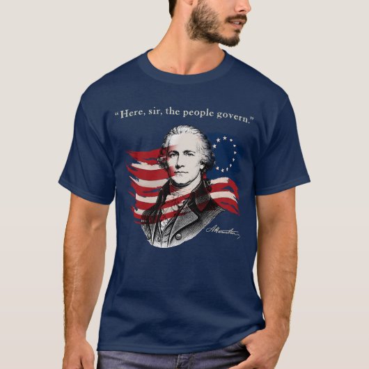 Alexander Hamilton Tシャツ (正面)