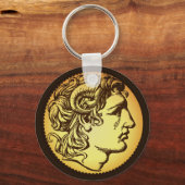 Alexander III of Macedon portrait (ancient coin)  キーホルダー (正面)