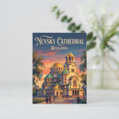 Alexander Nevsky Cathedral Bulgaria ポストカード (スタンド正面)