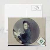 Alexander Pushkin at Work, 1899 ポストカード (正面/裏面)