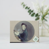 Alexander Pushkin at Work, 1899 ポストカード (スタンド正面)