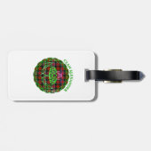 Alexander Scottish Tartan Celtic Thistle ラゲッジタグ (裏面横)