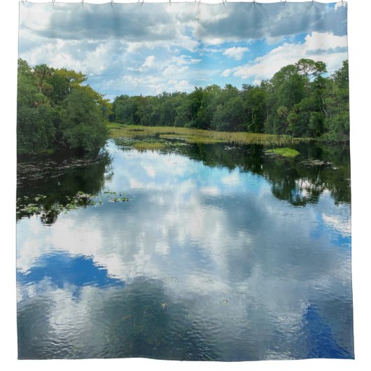 Alexander Springs Creek シャワーカーテン (正面)
