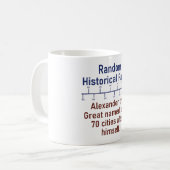 Alexander The 素晴らし Named – 歴史の事実 コーヒーマグカップ (正面左)