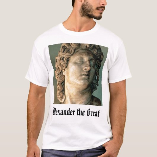 Alexander the Great',のアレキサンダー大王 Tシャツ (正面)